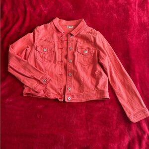 ONE WORLD Pink Jean Jacket